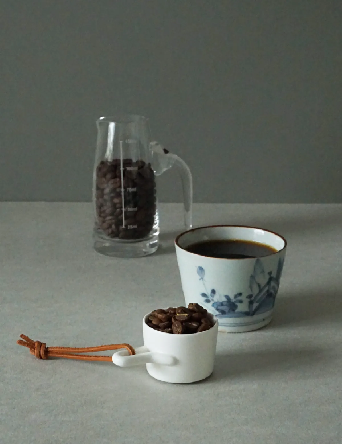 Ceramic Single Handled Coffee Cup with Saucer