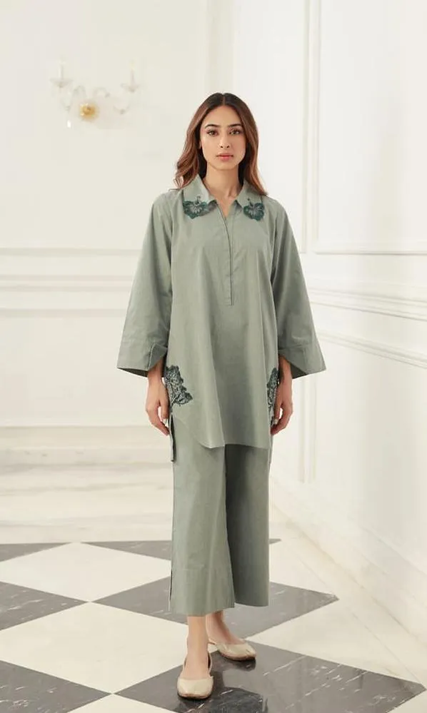 CO-ORD - Grey color Co-ord set