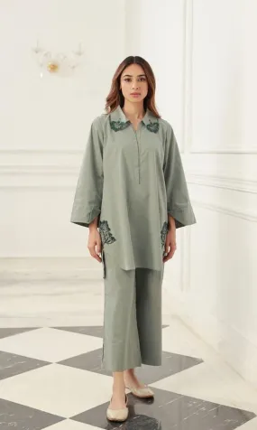 CO-ORD - Grey color Co-ord set