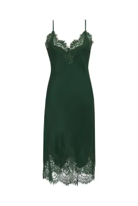 Coco Bodice Lace Dress Hunter