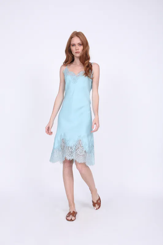 Coco Bodice Lace Dress Hunter