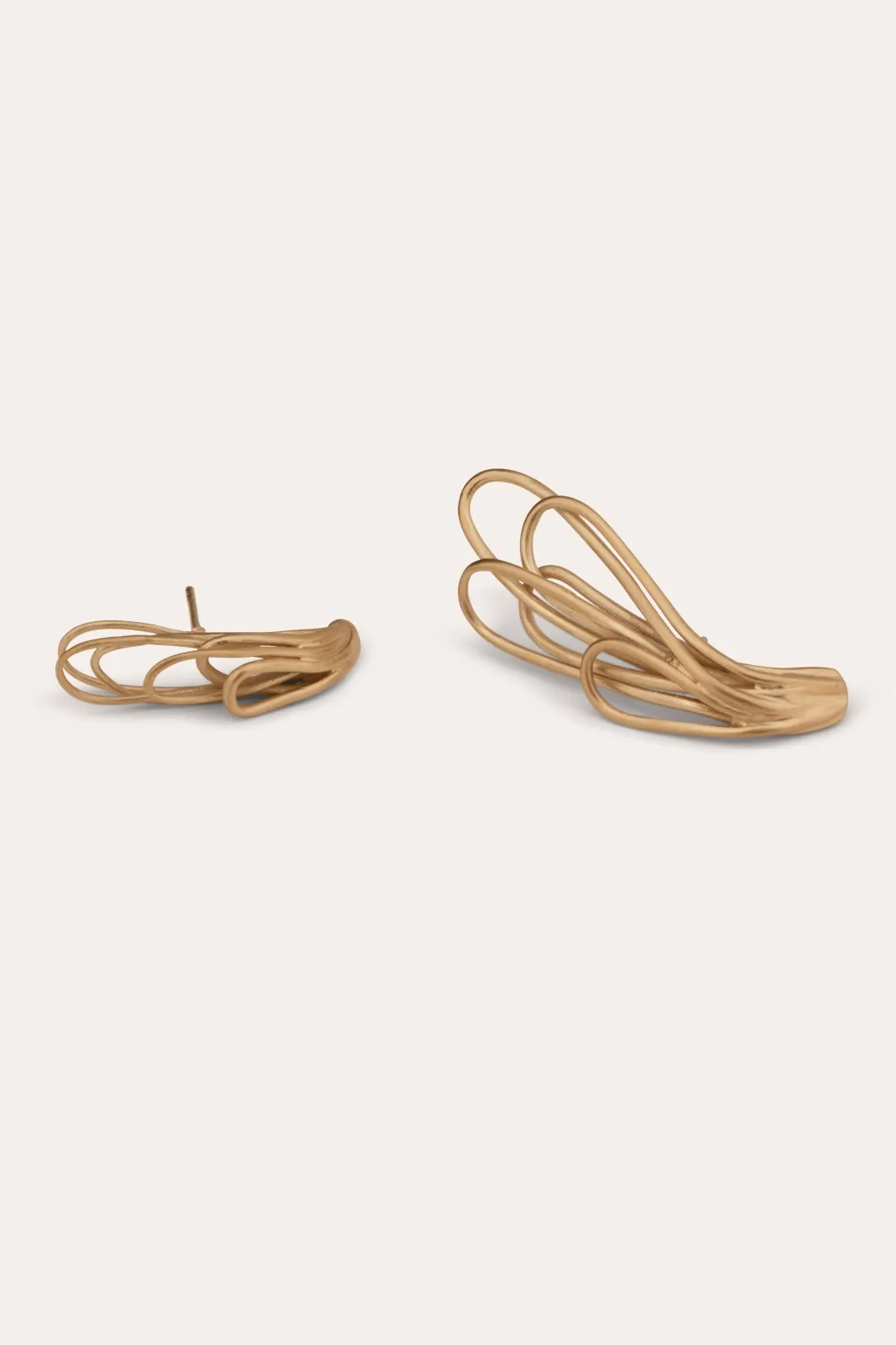 Compulsory Miseducation - Gold Vermeil Earrings