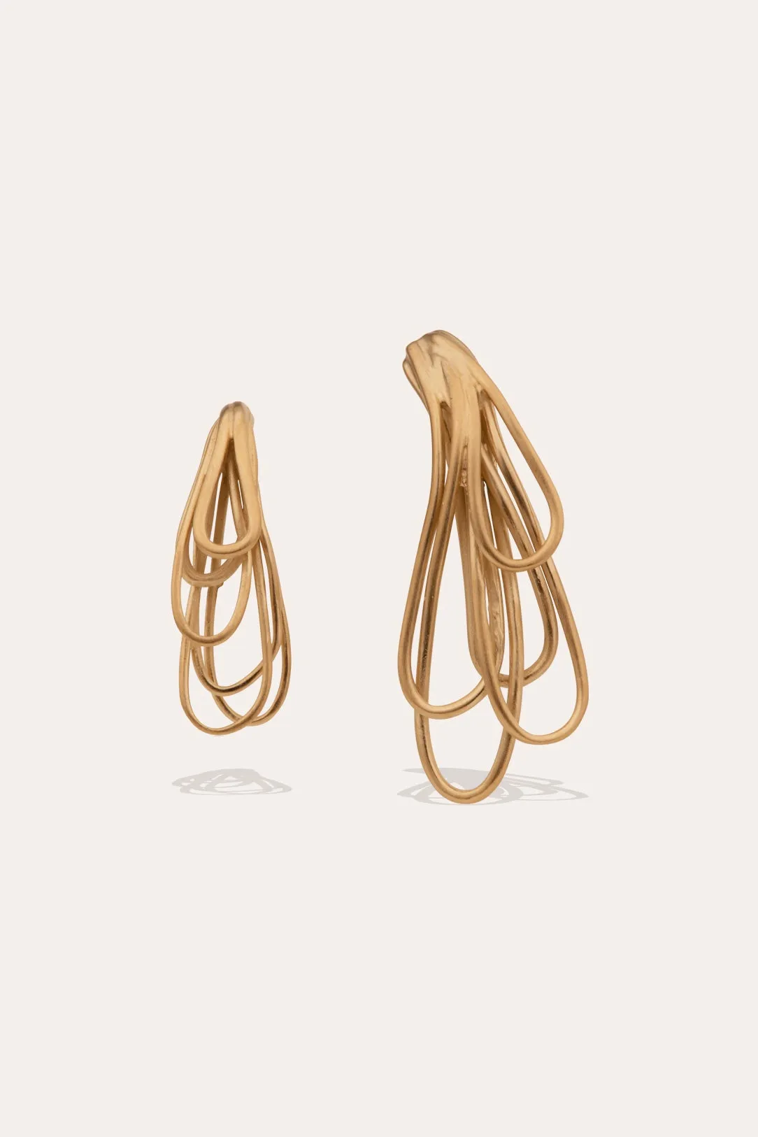 Compulsory Miseducation - Gold Vermeil Earrings