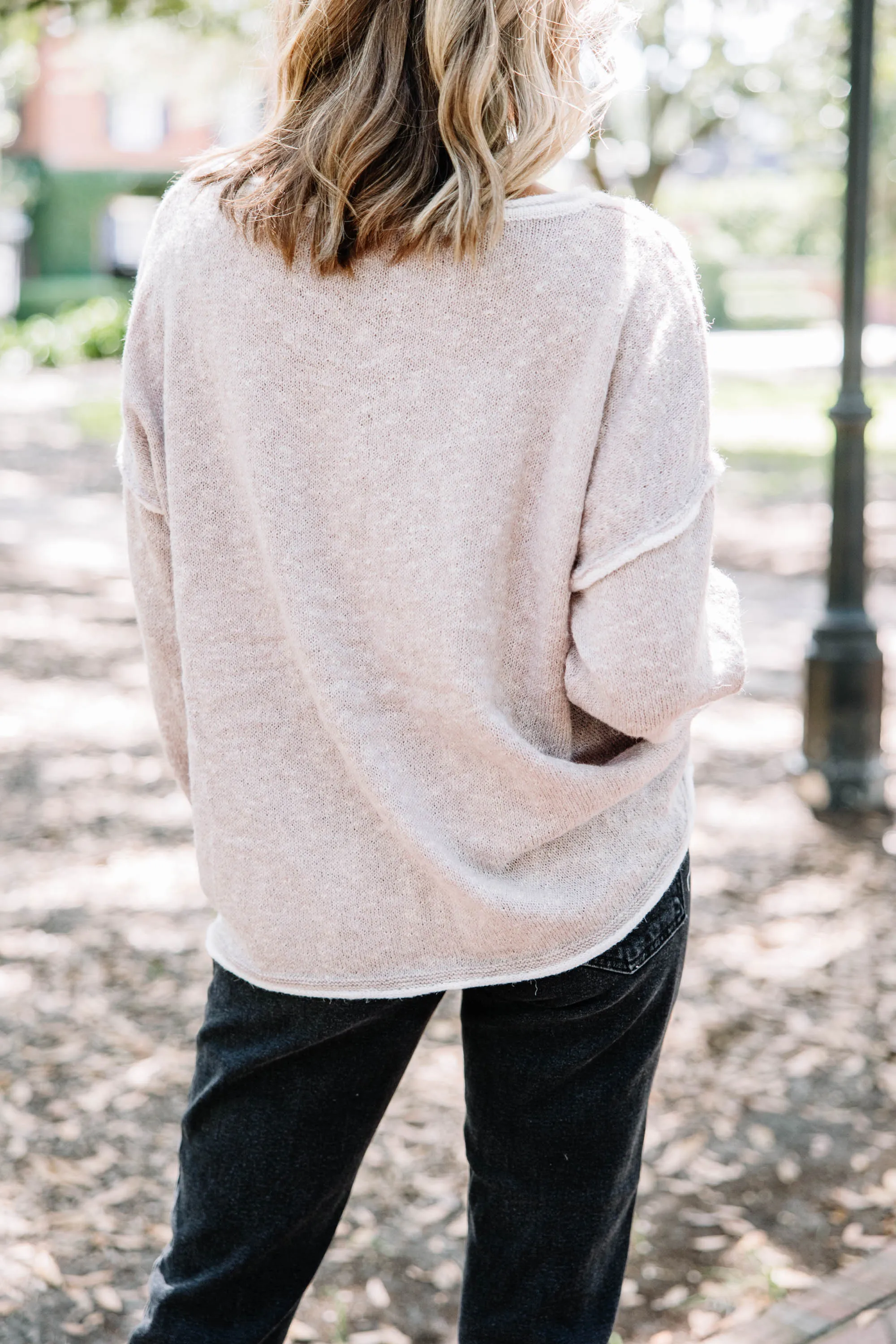 Couldn't Be Any Better Taupe Brown Sweater