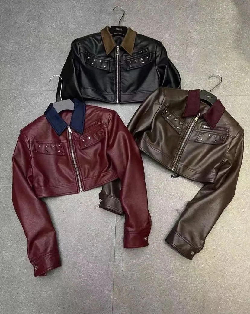 Crop Colored Jacket