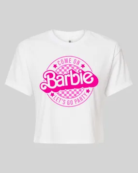 Cropped or Full Size Tee Come On Barbie, Let's Go Party Shirt