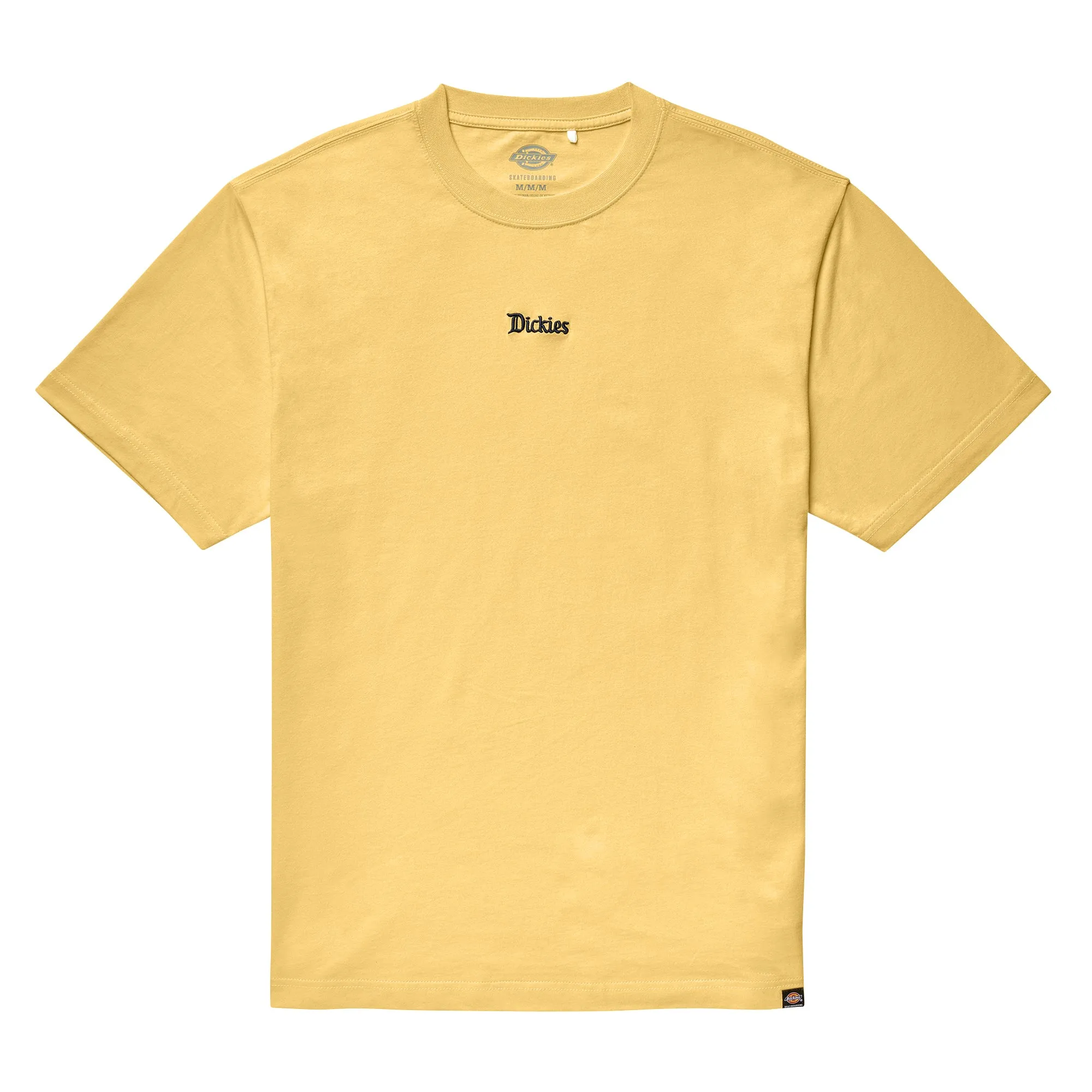 DICKIES GUY MARIANO EMBROIDERED TEE YELLOW CREAM