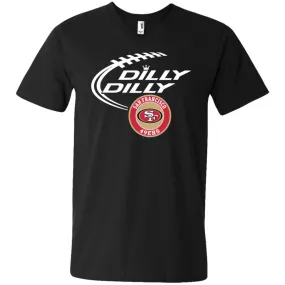 Dilly Dilly San Francisco 49ers Nfl Football Men V-Neck T-Shirt