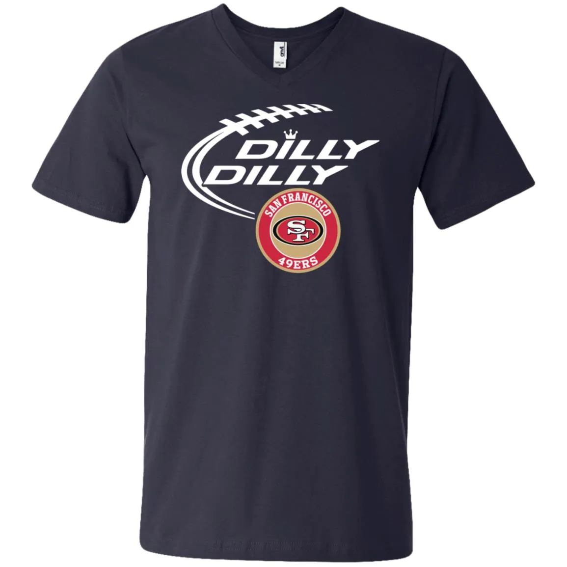 Dilly Dilly San Francisco 49ers Nfl Football Men V-Neck T-Shirt