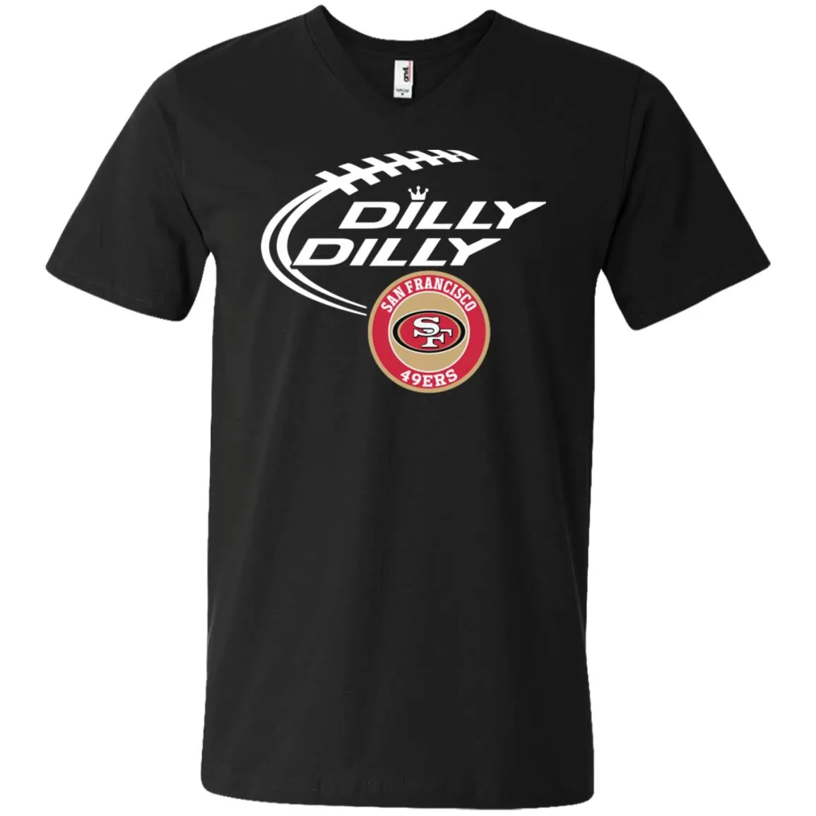 Dilly Dilly San Francisco 49ers Nfl Football Men V-Neck T-Shirt
