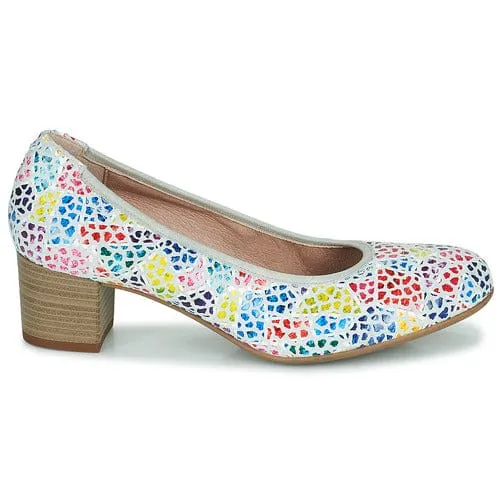 Dorking Women's Geminis Low Pumps- Blanco