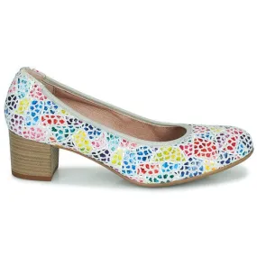 Dorking Women's Geminis Low Pumps- Blanco