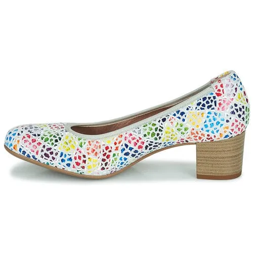 Dorking Women's Geminis Low Pumps- Blanco