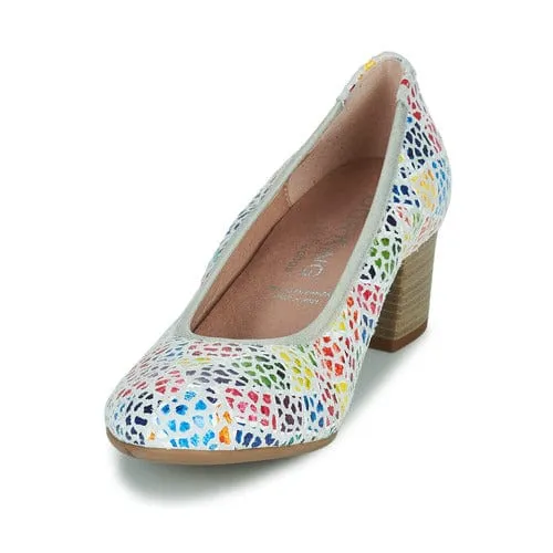 Dorking Women's Geminis Low Pumps- Blanco