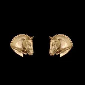 Dressage Gold Vermeil Petit Post Earrings