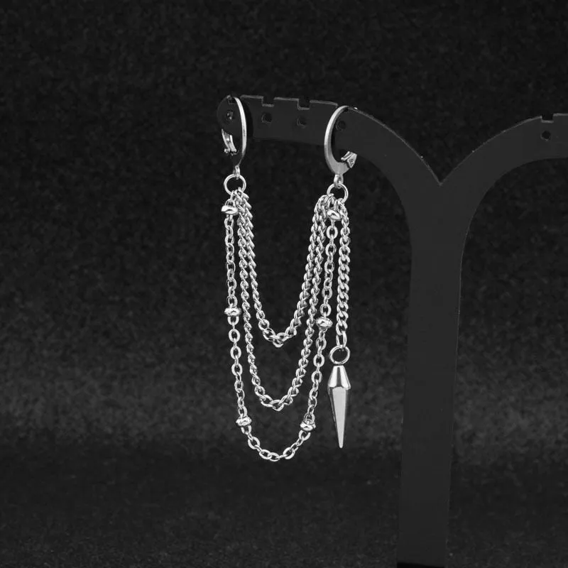 Ear Clip Cuff Cone Earrings