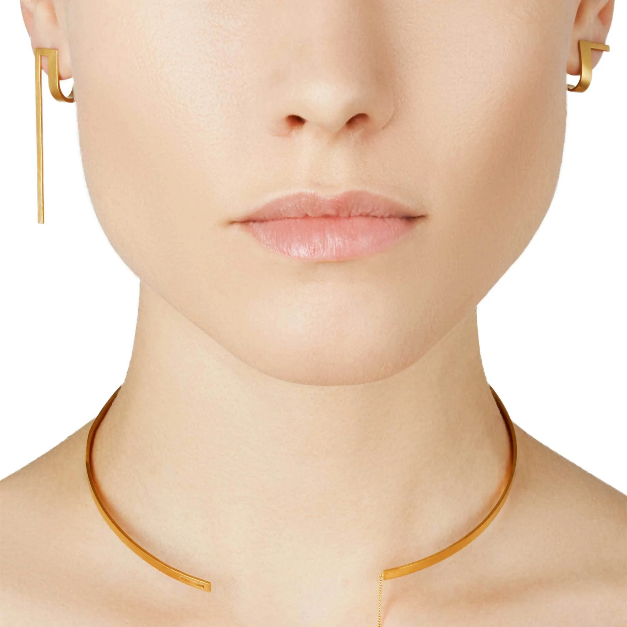 Ear Curve Earrings / Big / Silver (UL)