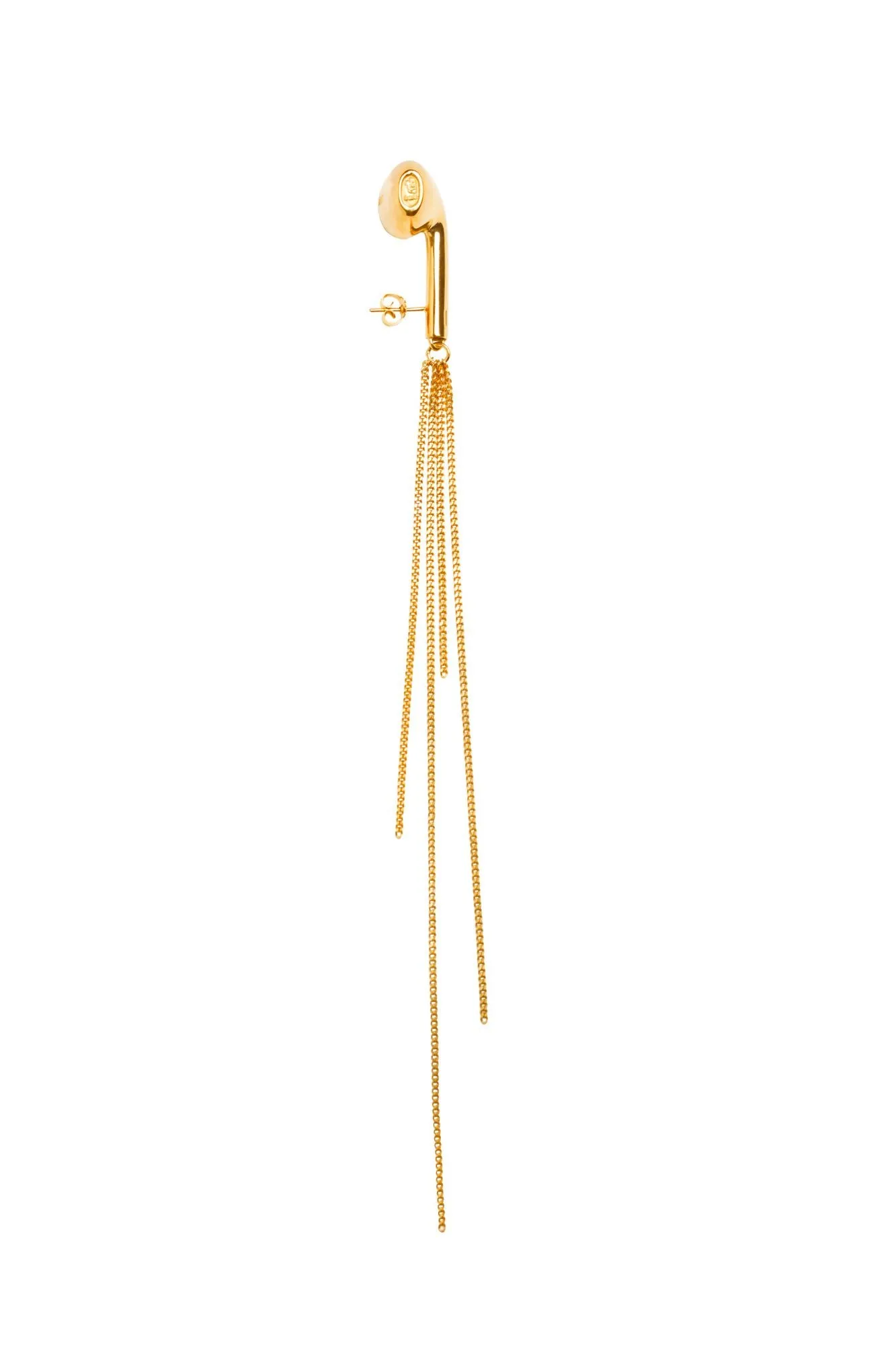 Earphone Gold Plated Earring
