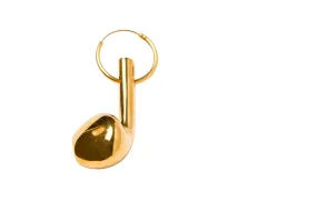 Earphone Gold Plated Hoop