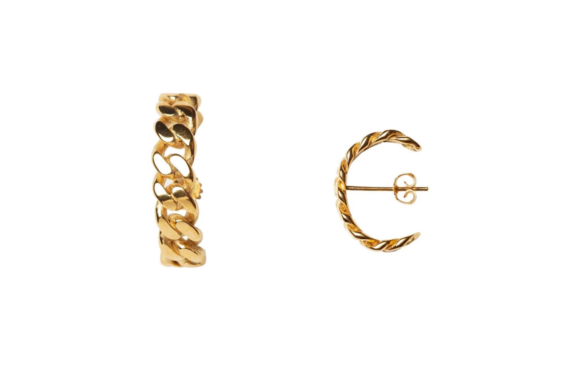 Elsa Gold Plated Hoop