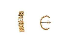 Elsa Gold Plated Hoop