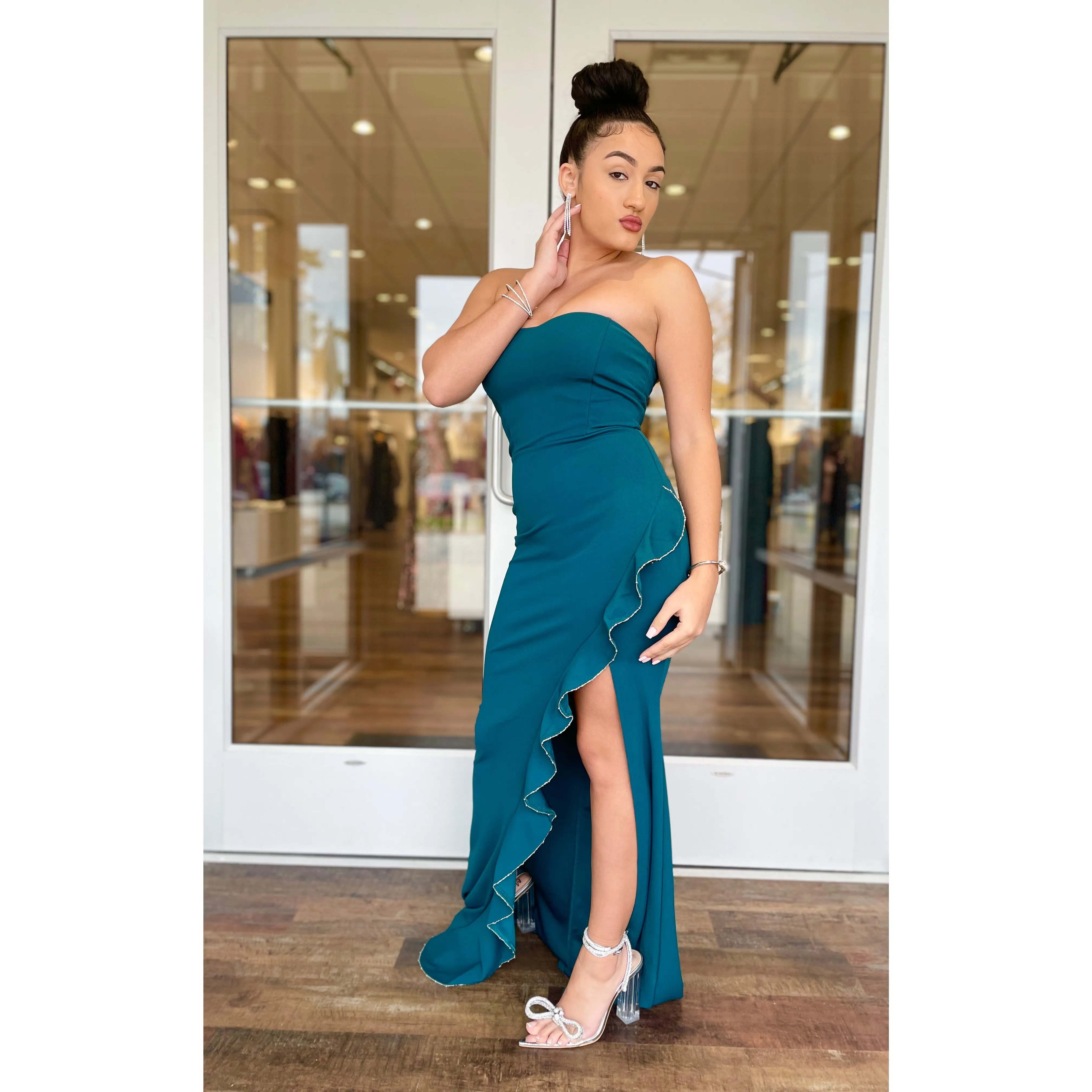 Empress Emerald Evening Gown ( Emerald)