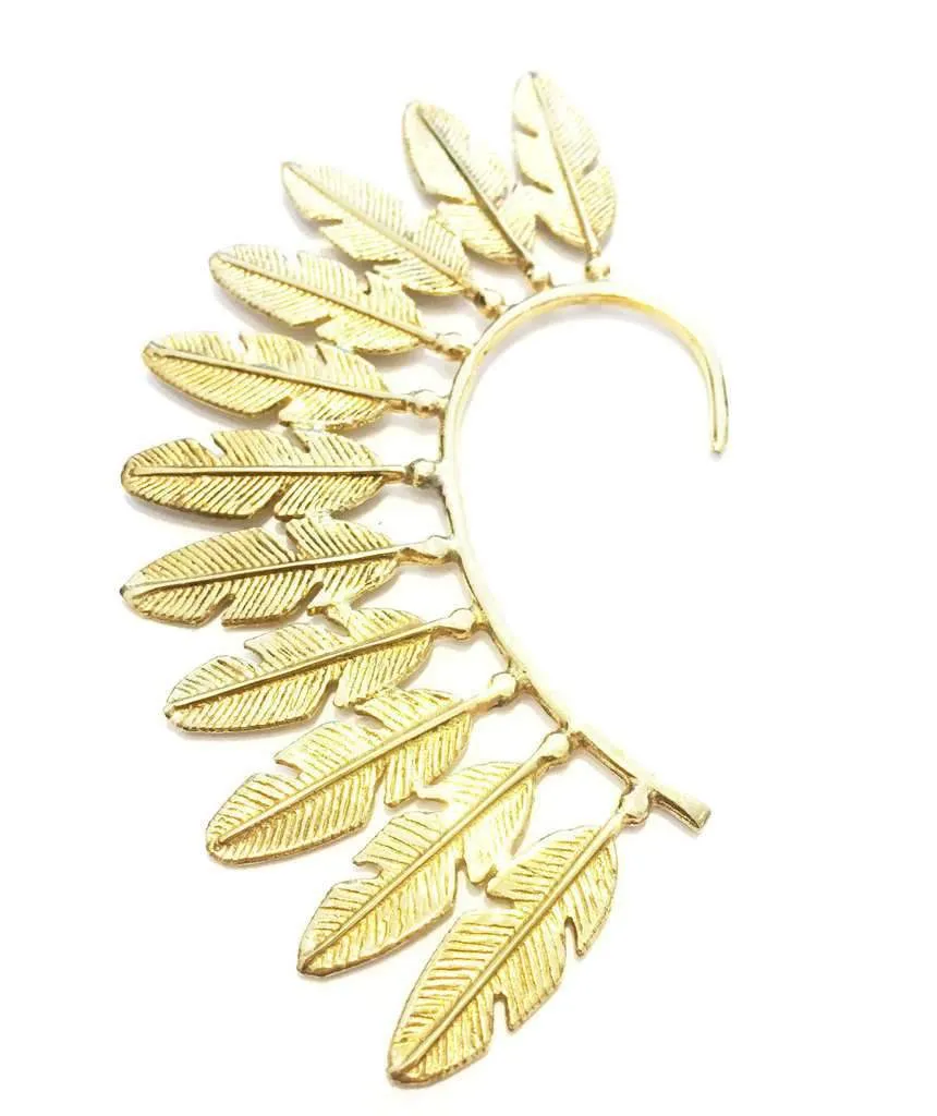 Festival Boho Feather Earcuff