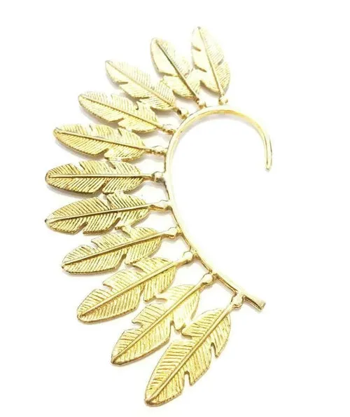 Festival Boho Feather Earcuff