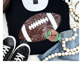 Football Sequin Patch Sweatshirt Preorder
