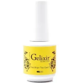 Gelixir Top Coat No Wipe 0.5Oz