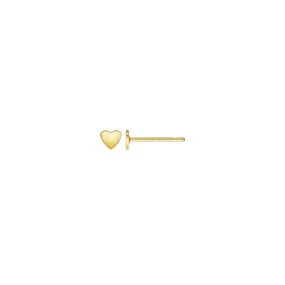 Gold Filled Little Heart Studs