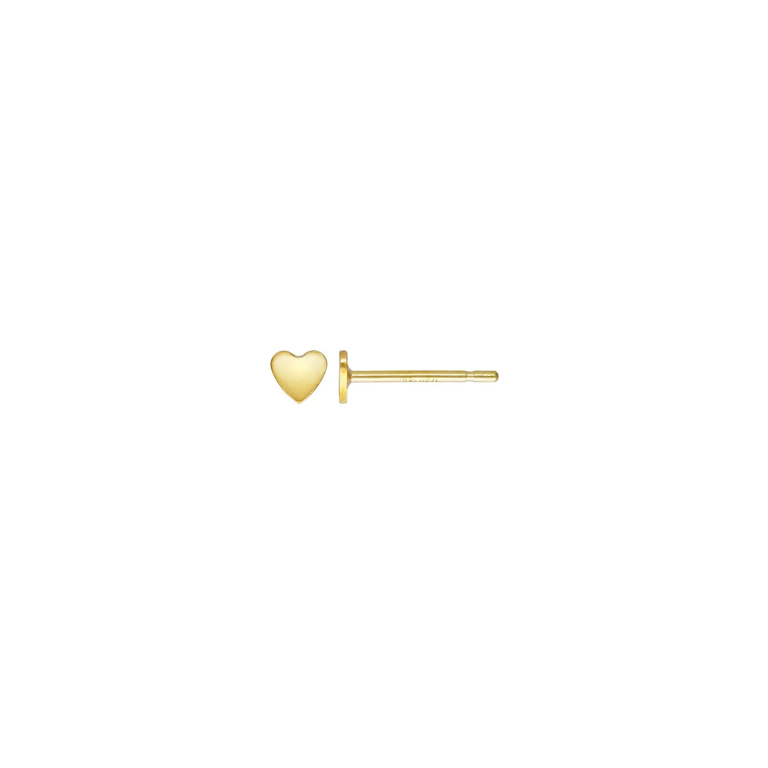 Gold Filled Little Heart Studs
