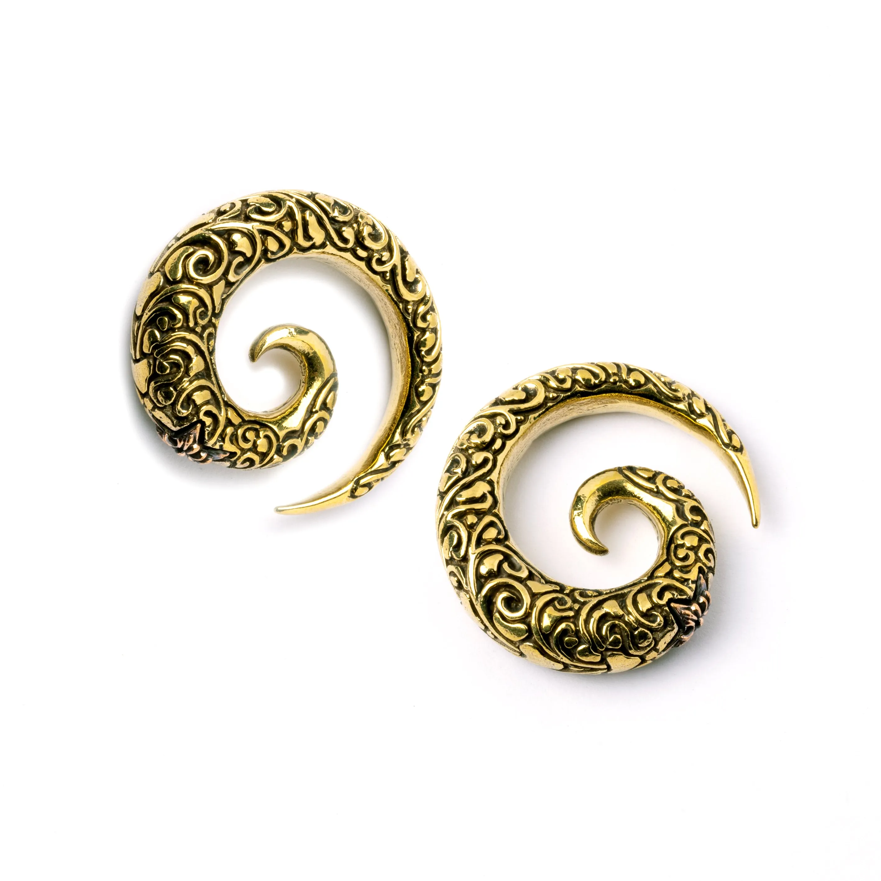 Golden Victorian Spiral Hangers