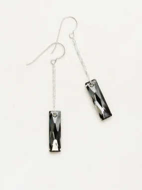 Holly Yashi Callisto Drop Earrings - Silver/Shadow