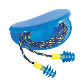 Honeywell Howard Leight Fusion FUS30-HP Corded Earplug, Blue, Regular, Box of 100