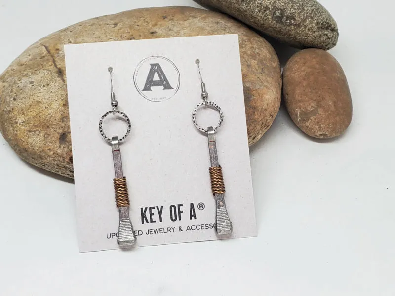 Horseshoe Nail Earrings