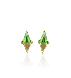Jamie 14K Gold Earrings w. Tsavorites