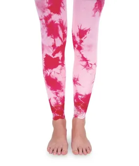 Jefferies Socks Lace Tie Dye Footless Tights