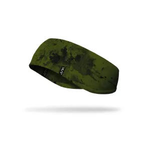 JUNK OD Green Grunge Headband (Ear Warmer)