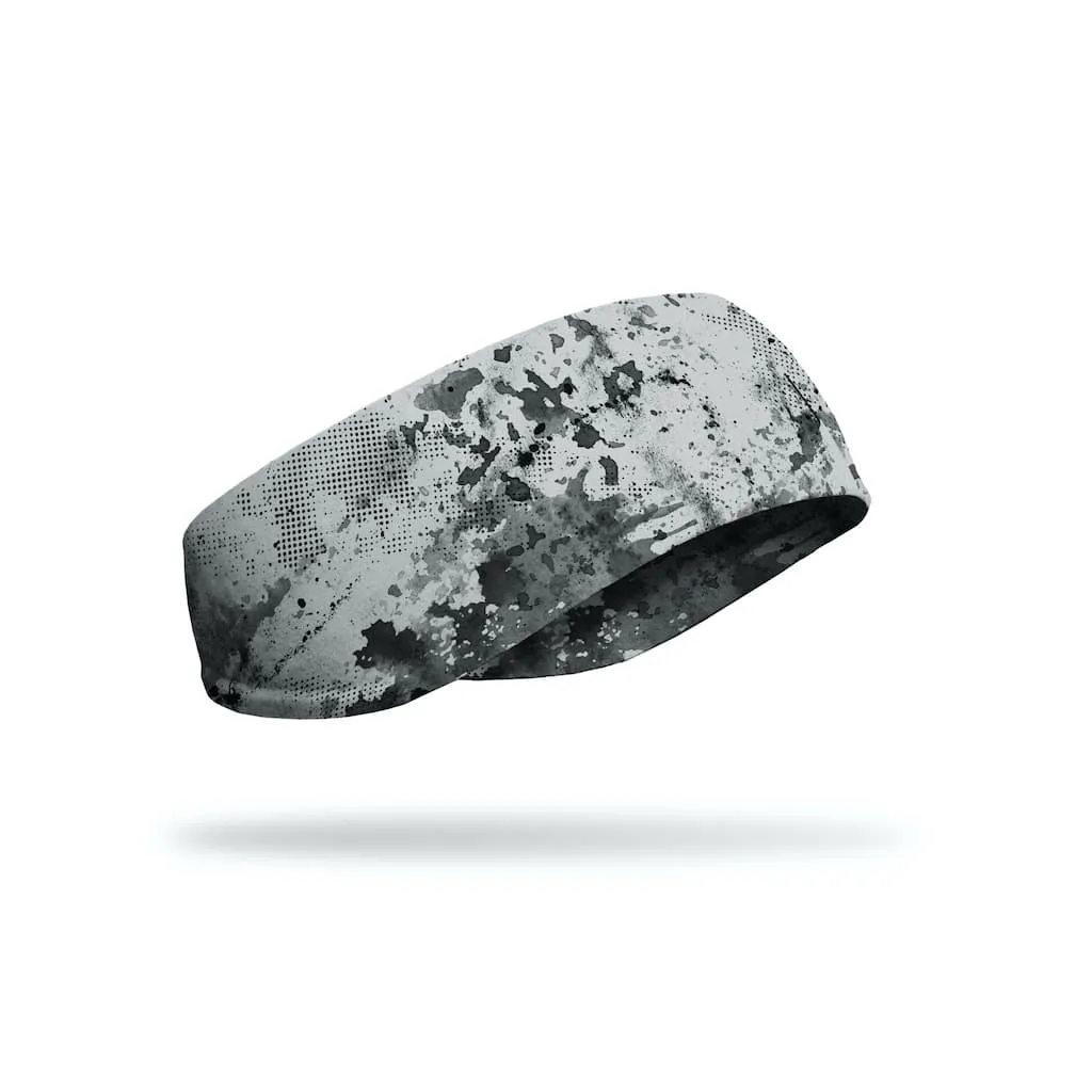 JUNK Soft Grey Grunge Headband (Ear Warmer)