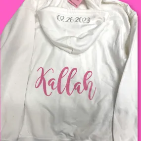 Kallah, Bride Hooded Sweatshirt