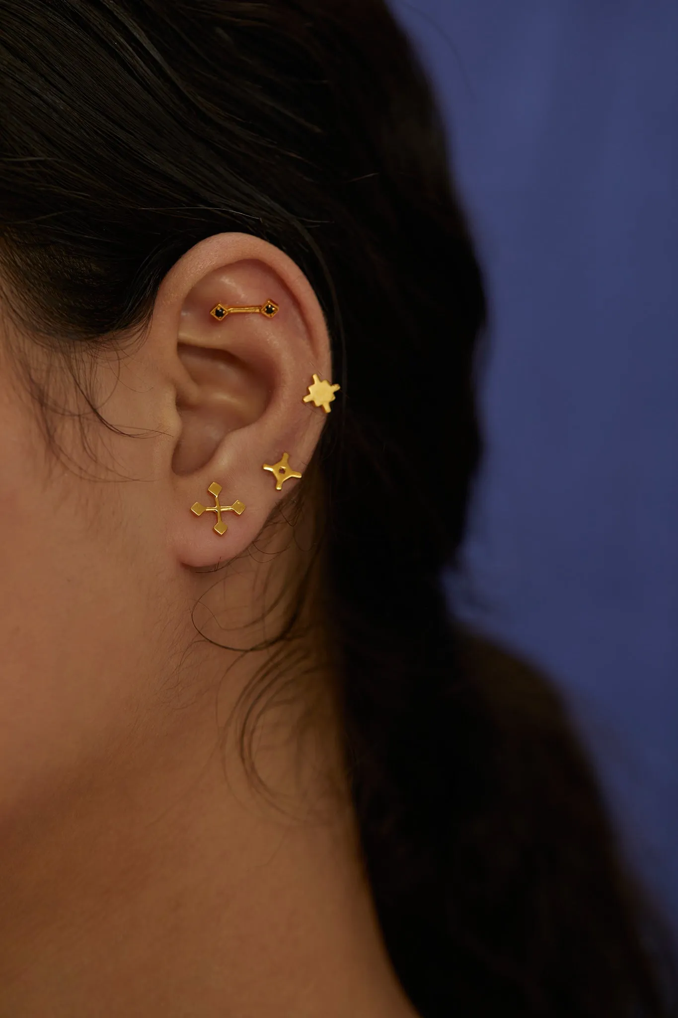Kappu Aspect Studs | 18kt Solid Gold