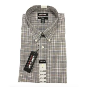 Kirkland Signature Men's traditional fit non-iron Dress Shirt