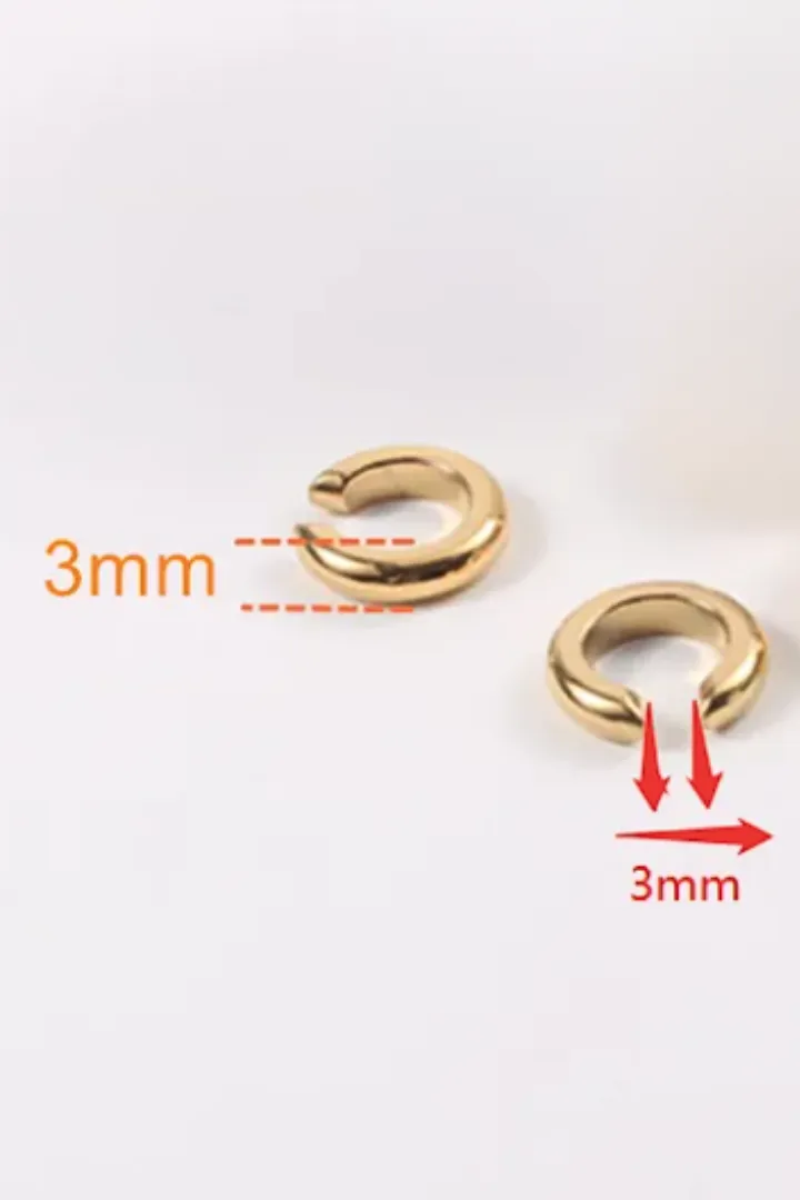 Laia Small Cuff | 18K Gold Plated