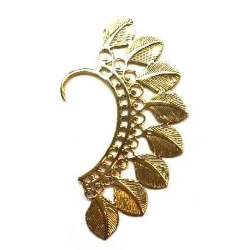 Large Boho Feathers Earcuff