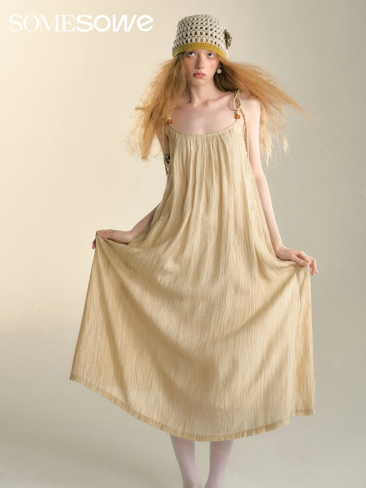 Leisure Beaded Slip Dress