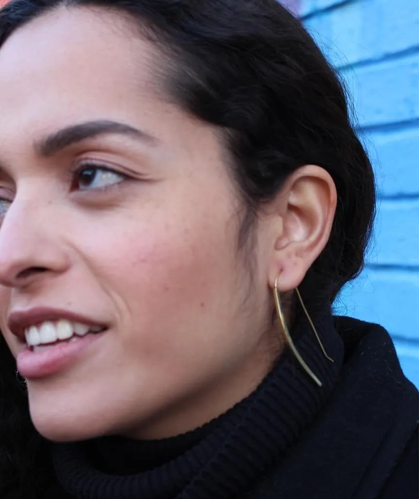 Long Thin Earrings