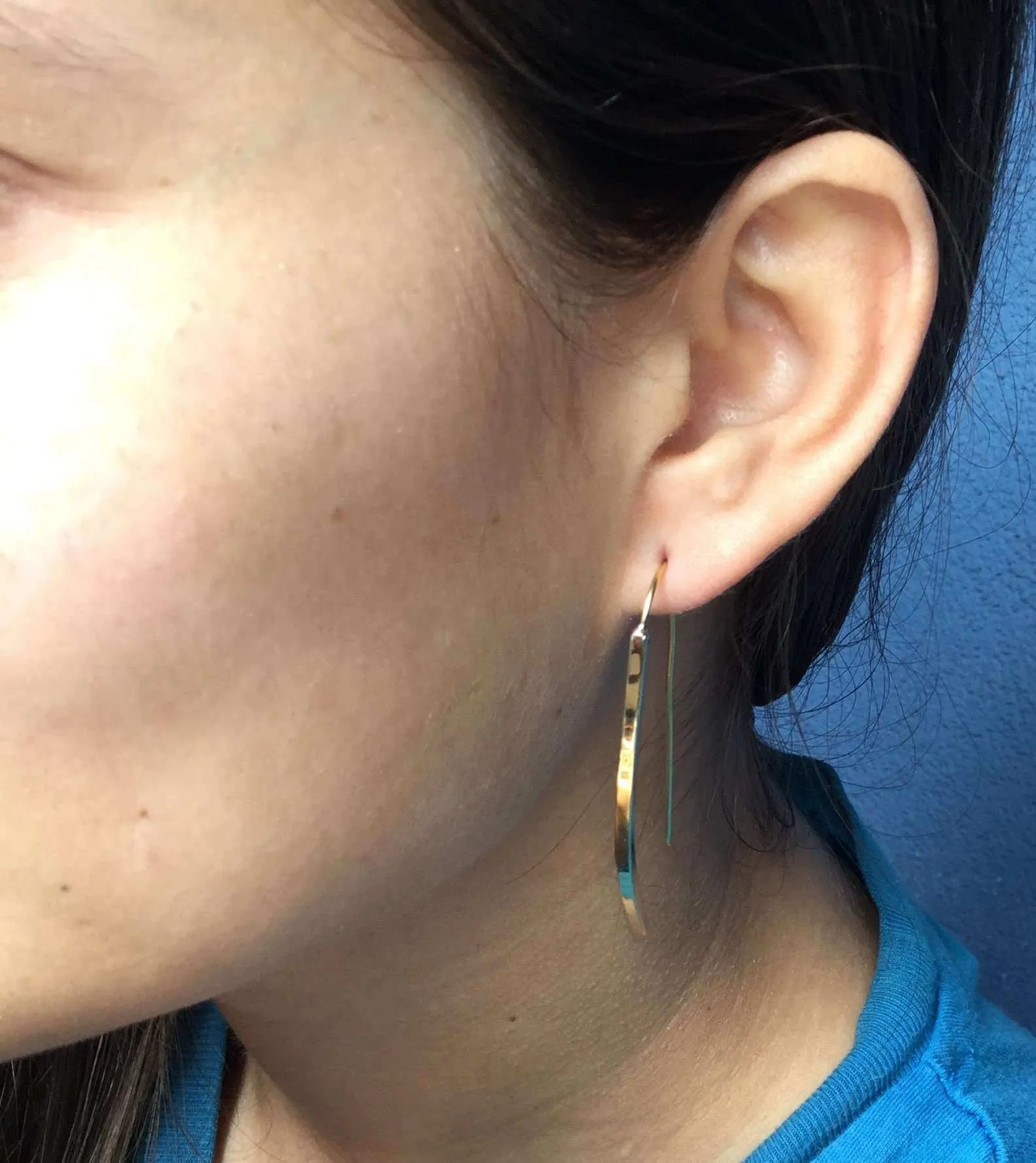 Long Thin Earrings