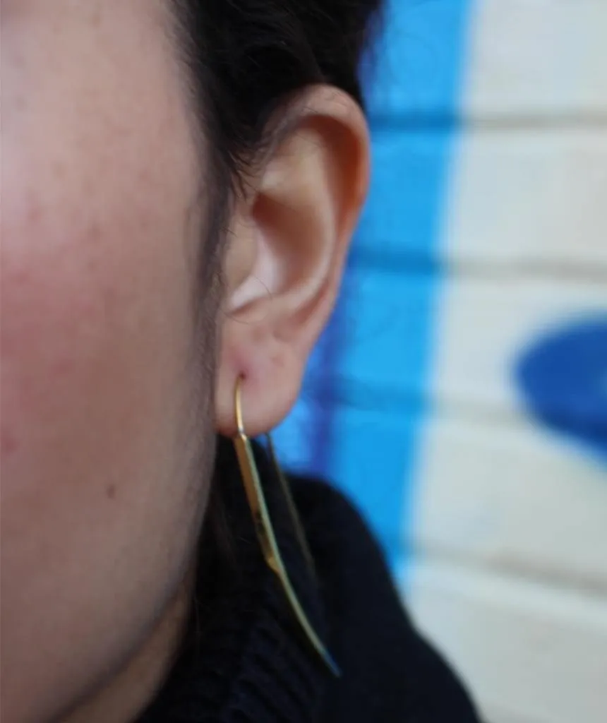 Long Thin Earrings