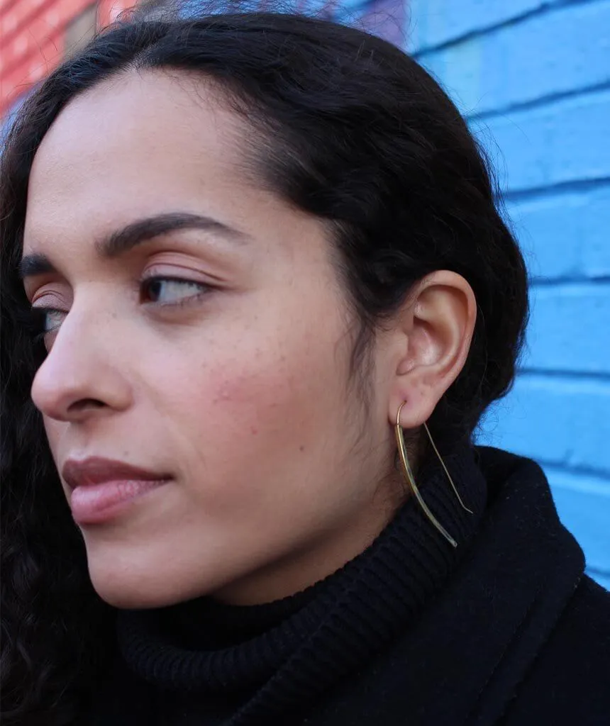 Long Thin Earrings
